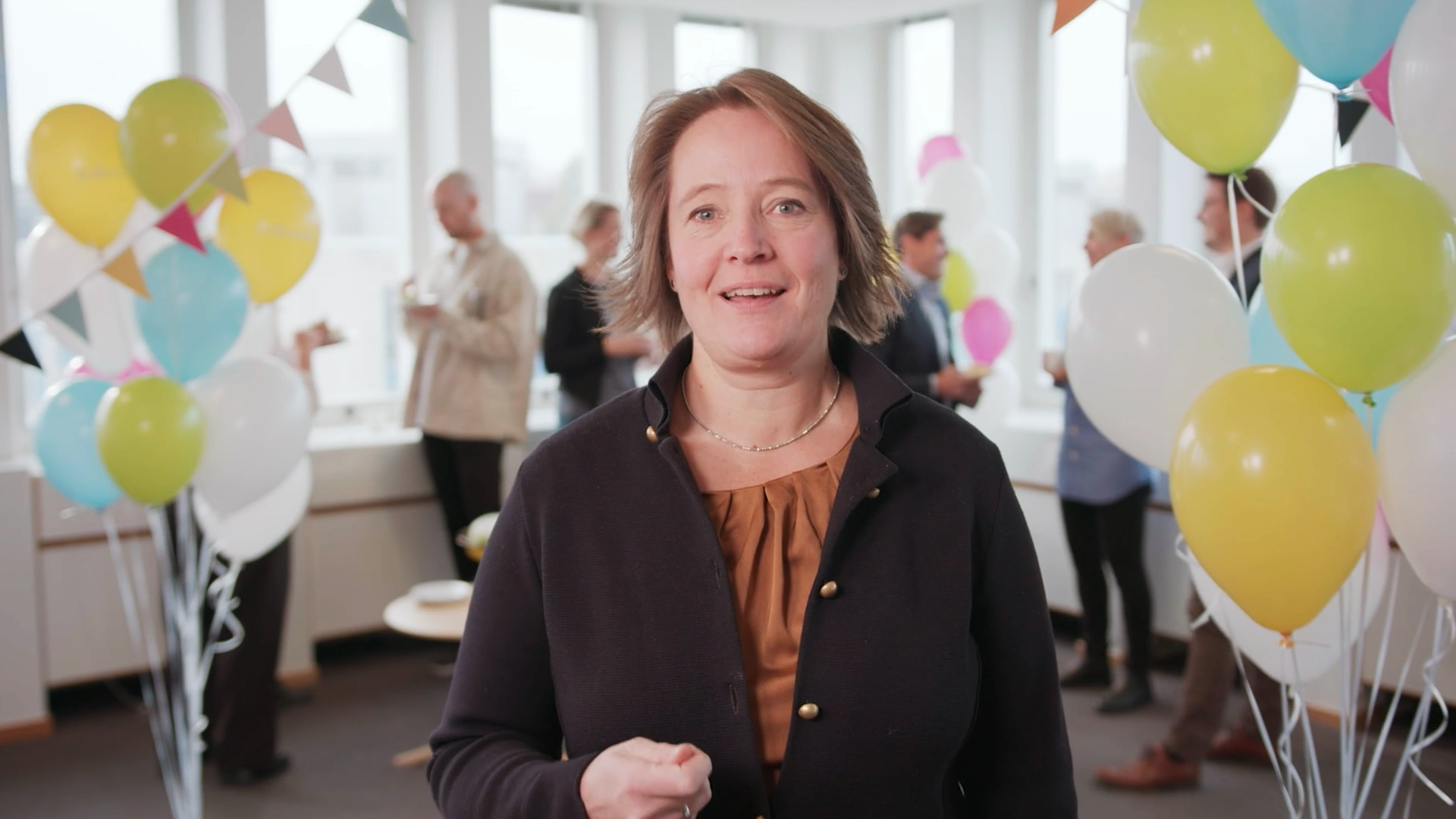Ylva Wessén in a clip from Folksam's Welcome video